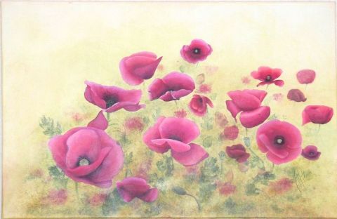 champs de coquelicots